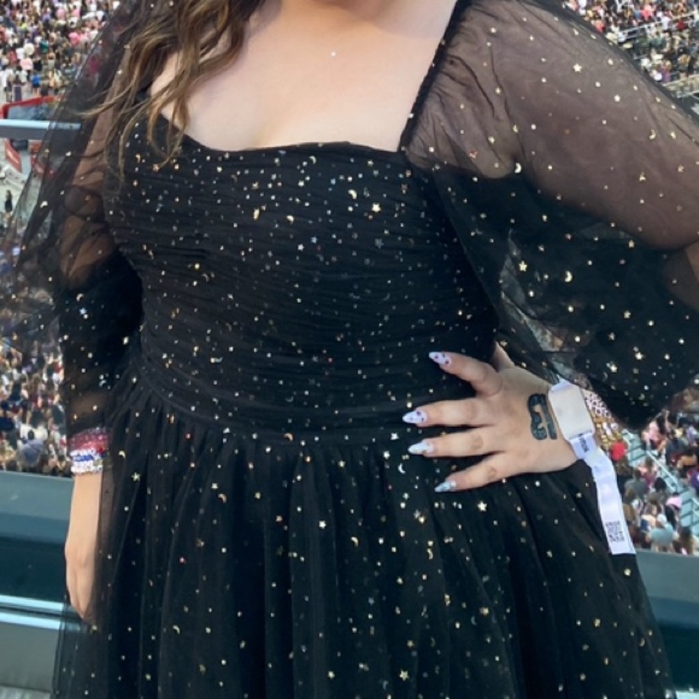 Celestial Tulle Puff Dress